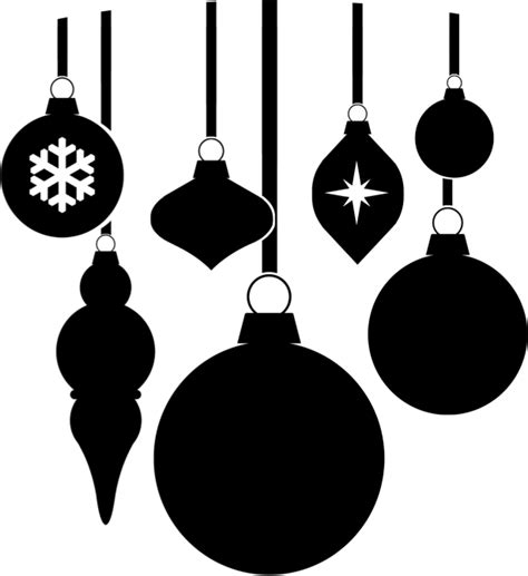 Christmas Tree Png Silhouette Simple Tree Bauble Silhouette Public