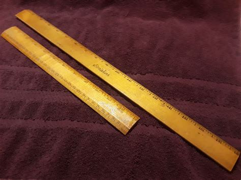 Two Old Wooden Rulers Collectors Weekly