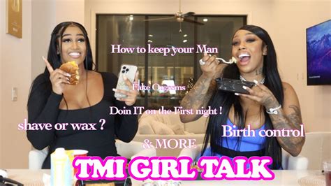 Girl Talk Answering Your Tmi Questions Ft Itskiannajay Youtube