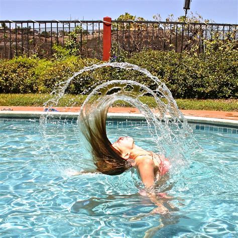 Learn To Capture A Hair Flip In The Water Photography Water Hair