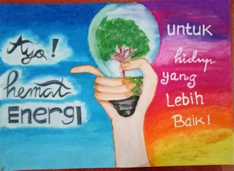 Contoh poster hemat air untuk anak sd. 25 Poster Hemat Energi yang Menarik dan Unik - ngertiaja