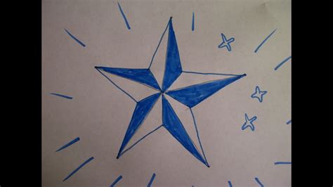 Cómo Dibujar Una Estrella De 5 Puntas Un Dibujo Para Principiantes