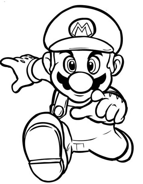 Super Mario Da Colorare