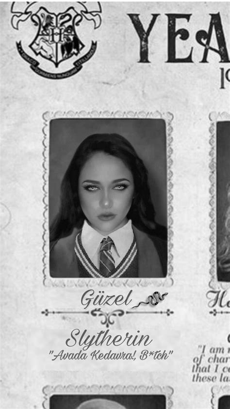 Yearbook Aesthetics Hogwarts Yearbook Slytherin Harry Potter Glowup
