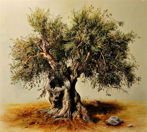 Realistic Tree Paintings By Elidon Hoxha Fine Art And You