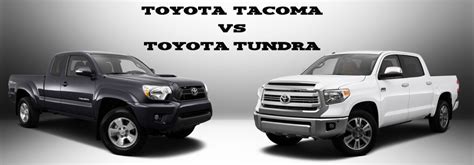 Toyota Tacoma Vs Tundra