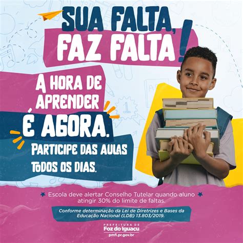 Campanha De Conscientização Alerta Famílias Sobre As Faltas Escolares