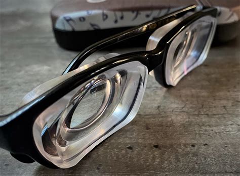 Black High Myopic Glasses 4000 Very Thick Biconcave Myodisc Lenses