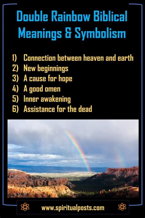 9 Biblical And Spiritual Meanings Of Double Rainbow Spiritual Posts