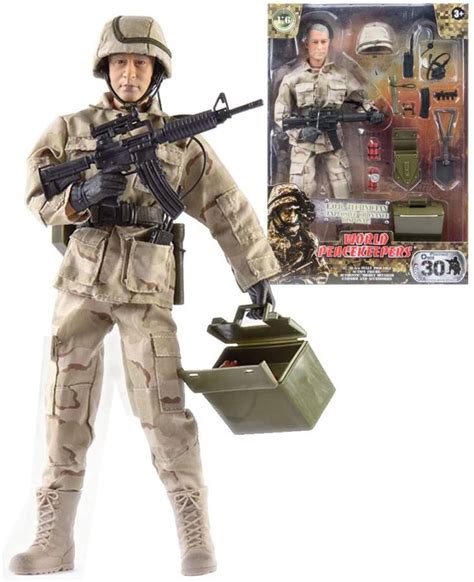 World Peacekeepers 12 Inch Airborne Trooper Halo Army Military Action