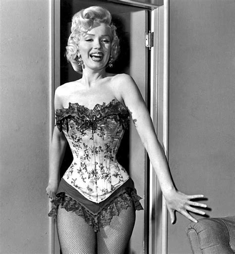 Marilyn In Costume For A Publicity Photo Shoot For River