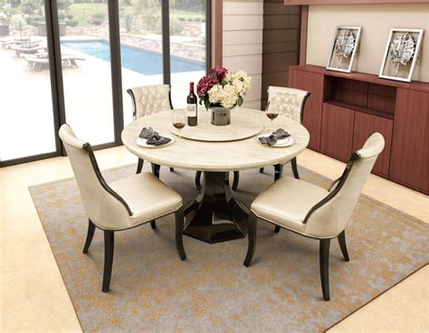 Our dining tables range consists of recycled elm, outdoor glass tables. Cairo Round Marble Dining Table And Chairs For Sale - Buy ...