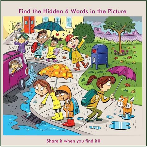 Whatsapp Riddle Find 6 Words Hidden In The Picture 2