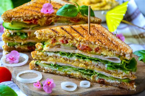 club sandwich sain et gourmand healthyfood creation