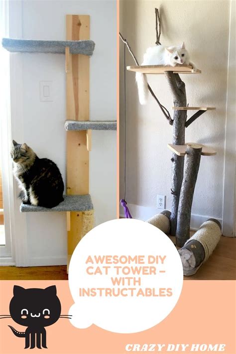 Diy Cat Tower Ideas Diy Cat Tower Diy Stuffed Animals Cat Diy