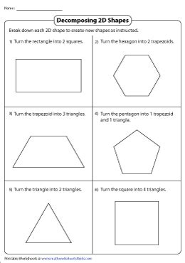 composing and decomposing 2d shapes worksheets