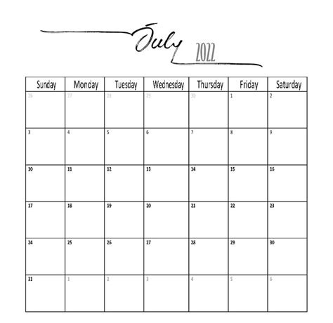 Free Printable July 2023 Calendar Customize Online In 2022 July