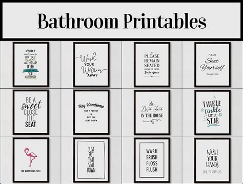 Check out our funny bathroom signs printable selection for the very best in unique or custom, handmade pieces from our digital prints shops. Toilet sign, Toilet wall decor, funny bathroom decor ...
