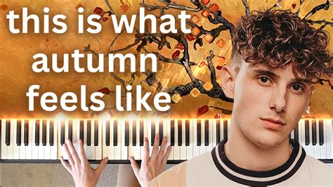 This Is What Autumn Feels Like JVKE Piano Cover SHEET MUSIC YouTube