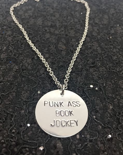 parks and recreation inspired punk ass book jockey hand etsy