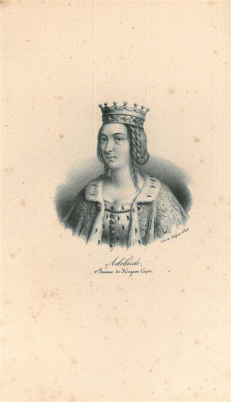 Portrait Of Adelaide Of Aquitaine C 94552 After 1004 The Online