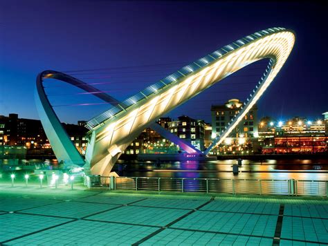 Gateshead Millennium Bridge Coole Architektur Newcastle Newcastle
