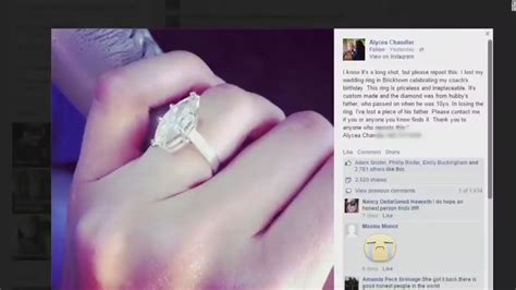 Facebook Post Leads Woman To Lost Diamond Ring Cnn Video