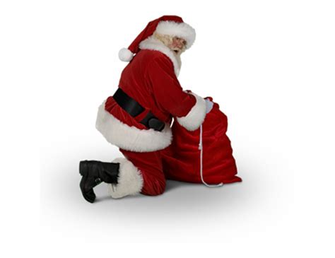 Catch Claus In Santa Claus Kneeling Png Clip Art Library