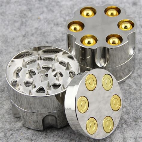 buy 100 high quality bullet shape herbal herb tobacco grinder smoke grinders