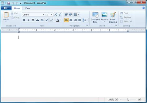 Windows 7 Wordpad Whats New
