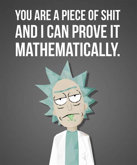 Quote From Rick Rick Morty Poster Rick Morty Quotes Rick Morty