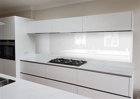 Different kitchen splashback colours such as beige, brown, grey and cream generally match with bench top materials such as neutral coloured granite or caesarstone. Made to Measure Coloured Acrylic Splashbacks
