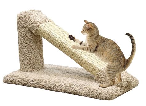 Cozycatfurniture Usa Made Incline Cat Scratching Post Solid Wood Pole