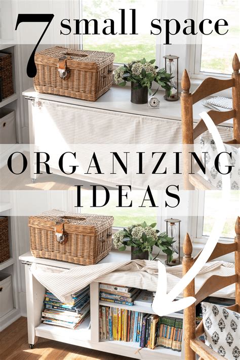 7 Small Space Organization Ideas Pine And Prospect Home