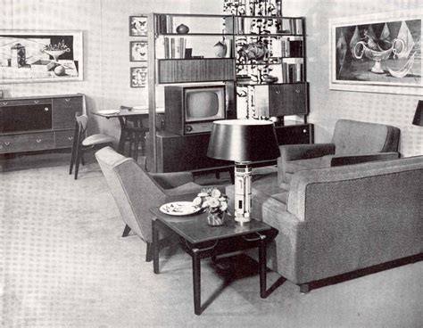 1950s Home Interiors Plan59 Retro 1940s 1950s Decor And Furniture