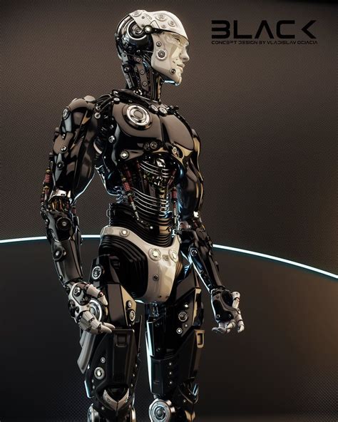 Robotic Man In Profile By Ociacia On Deviantart Cyborgs Art Robot Art Futuristic Robot
