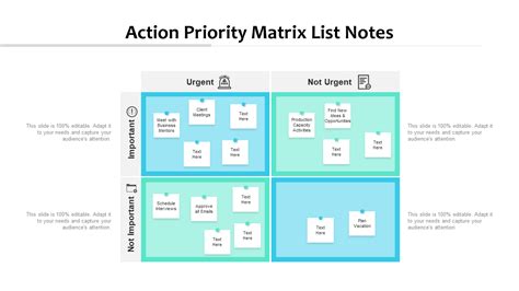 How To Stay On Top Of Your Game With An Action Priority Matrix Template