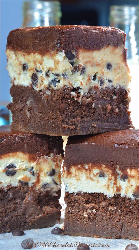 Cookie Dough Brownies Omg Chocolate Desserts