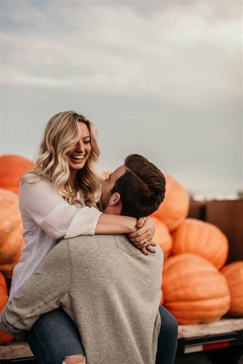 J Smith Photography Western Oklahoma Couples Fall Pumpkin Engagement Photo Session Pumpki