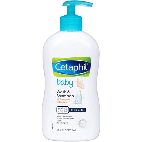 Cetaphil Baby Wash And Shampoo With Organic Calendula 399ml Baby Amore