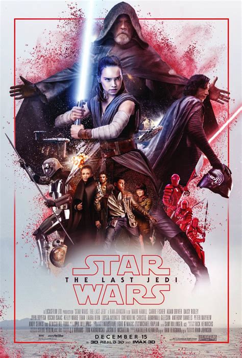 Star Wars The Last Jedi Poster Myconfinedspace
