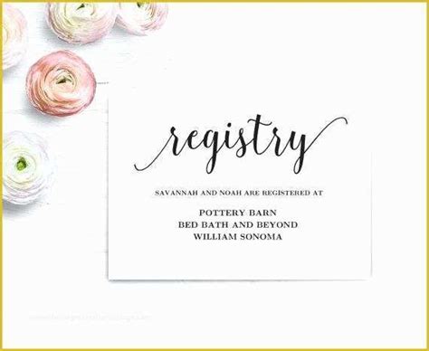 Editable Free Printable Baby Registry Cards Sexiezpix Web Porn