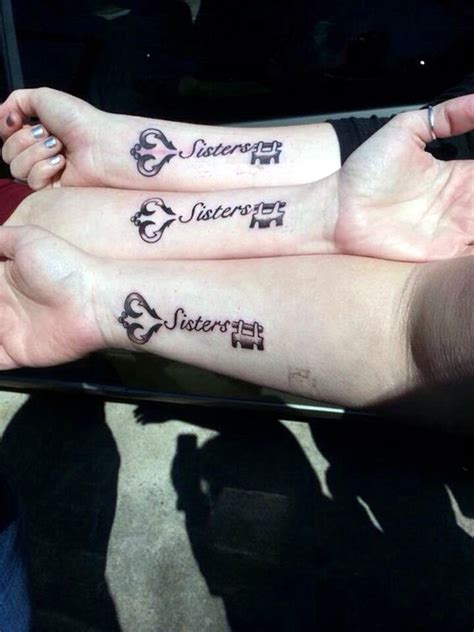 65 Matching Sister Tattoo Designs To Get Your Feelings Inked
