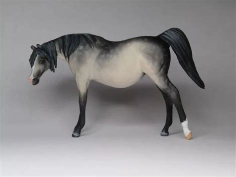 Custom Cm Breyer Peter Stone Horse Chips Pregnant Arabian Mare X L