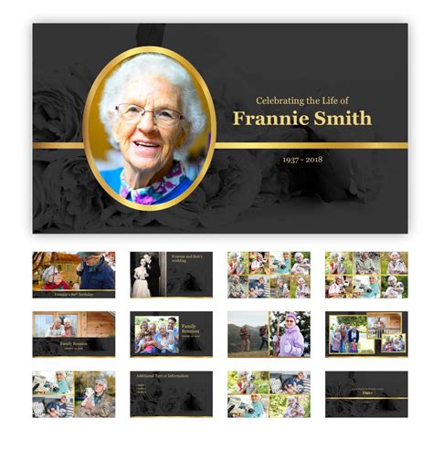 Best Funeral Powerpoint Templates Of 2019 Adrienne Johnston With