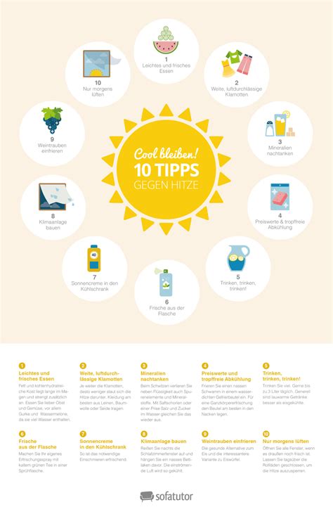 Für Einen Kühlen Kopf 10 Tipps Gegen Hitze