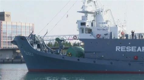 Japanese Whaling Ships Depart For Antarctic Hunt