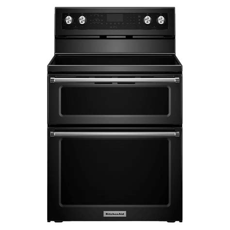 Kitchenaid 30 In 67 Cu Ft Double Oven Electric Range With Self