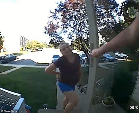 Mom Gives Birth To Son On Neighbors Front Lawn Is Caught On Doorbell