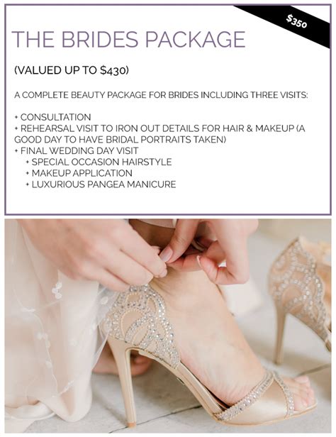 Wedding Packages Daireds Salon And Spa Pangea